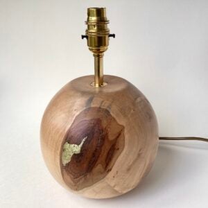 'Cherry Golden Globe Lamp Base'