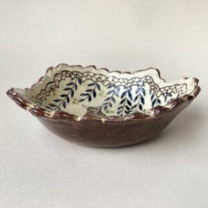 'Blackbird' Scalloped Dish