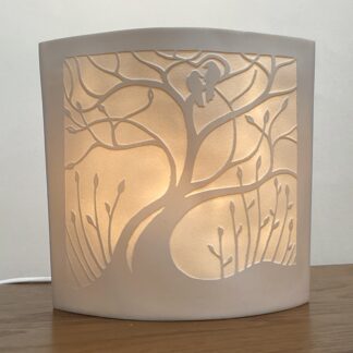 ‘Lover's Tree’ Porcelain Ellipse Light