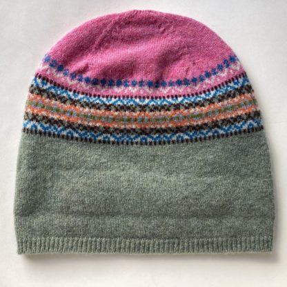 Alloa Beanie in Pink Willow