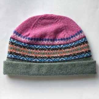 Alloa Beanie in Pink Willow