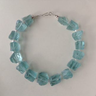 'Sea Glass & Silver' Necklace