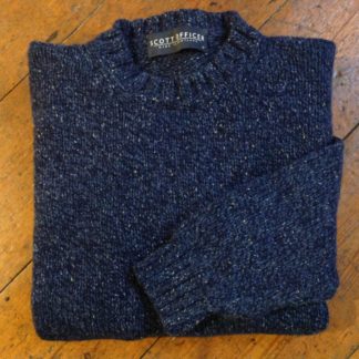 ‘Blue Marl’  Wool  Sweater