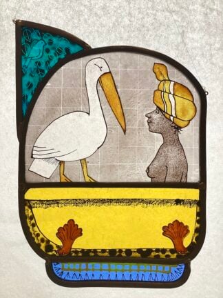 Woman with Pelican