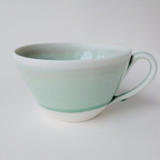 Green Glazed Porcelain Cup