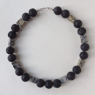 'Lava Stone & Jasper' Necklace