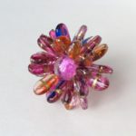 'Flower Ring in Pinks & Purples'