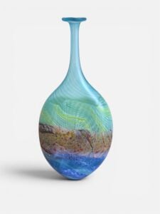 ‘Sea Shore – Waves’ Flask