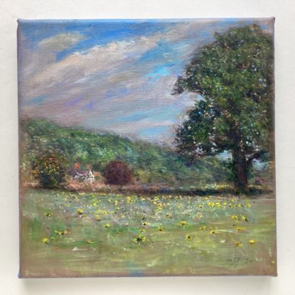 'English Oak with Van Gogh Sunflowers'