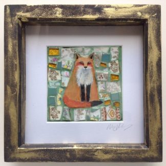 'Fox on Green' Mosaic