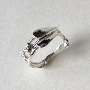 ‘Silver & Gold open work Ring'