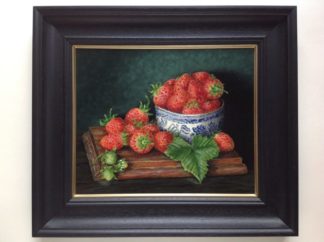 'Strawberries in Willow Pattern Bowl'