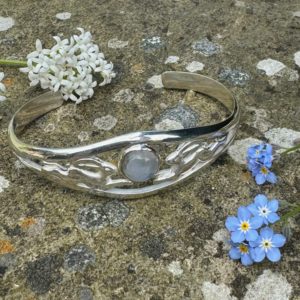 'Cuff Bracelet with Leaping Hares'