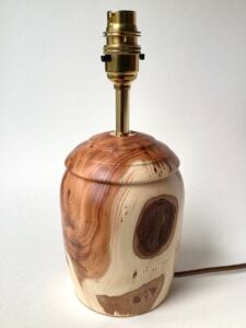 'Yew Lamp Base'