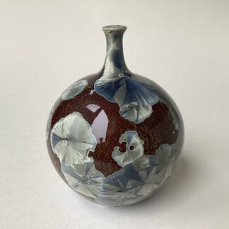 ‘Squat Crystalline Glazed Bottle’