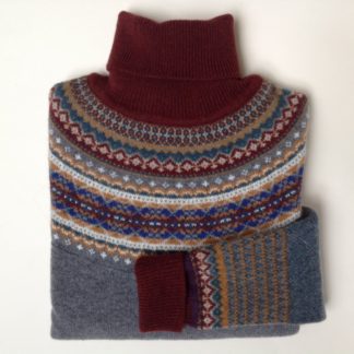 Alpine Roll Collar Sweater in Hawthorn