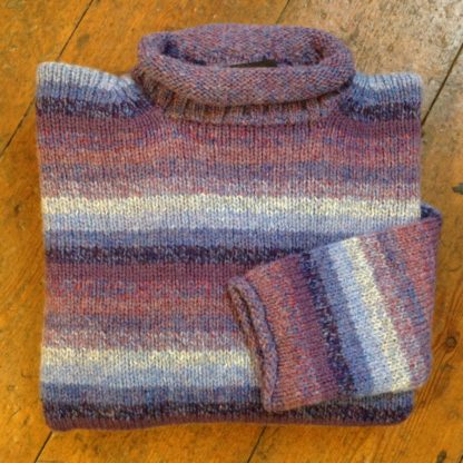 ‘Lilac Striped’ Wool Sweater