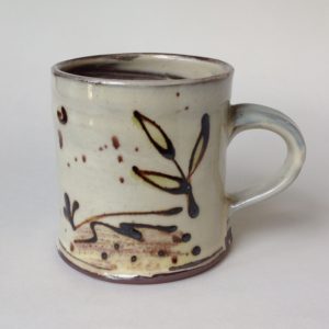 'Blue Cat' Mug in Earthenware