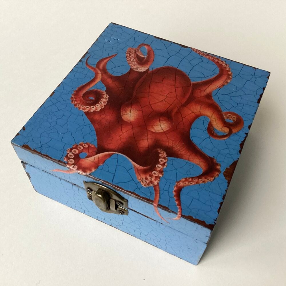 ‘Octopus’ Decoupage Box