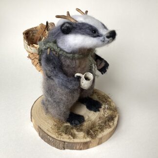 'Badger with Copper Antlers'
