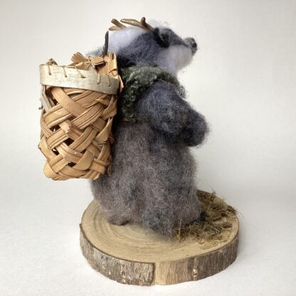 'Badger with Copper Antlers'