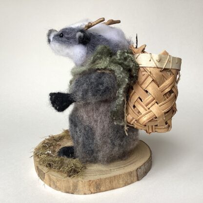 'Badger with Copper Antlers'