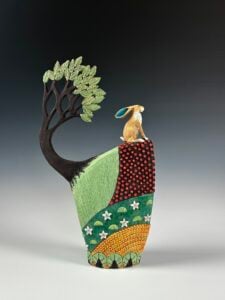 'Landscape with Tree and Hare'