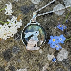 'Hare with Labradorite'