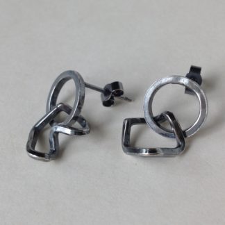‘Scribble Chain Earrings’