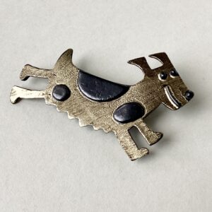 ‘Running Dog’ Brooch