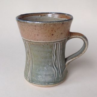 Salt Glaze Green Ash Mug