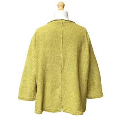  ‘Carousel’ Sweater in Sap/Cerise