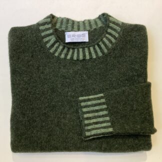 Bruar Sweater in Green Lichen