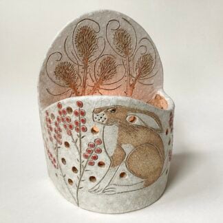 ‘Sitting Hare and Teasels’