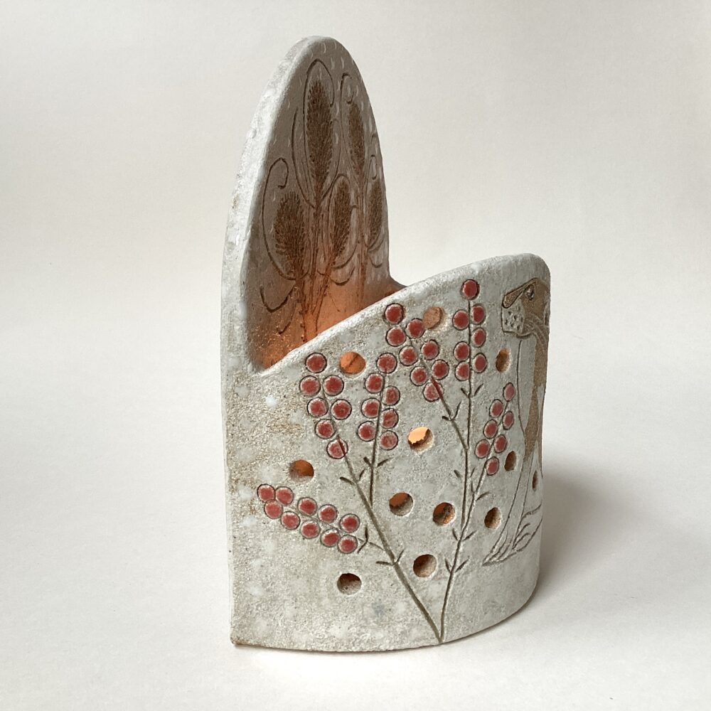 ‘Sitting Hare and Teasels’