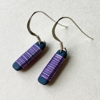 ‘Lilac Small Thin Drop Earrings’