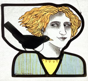 ‘Girl with Blackbird’