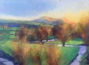 'Sunrise on Cwm Sanaham'