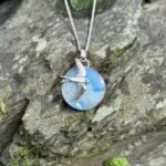 'Cloudy Sky Swallow Pendant'