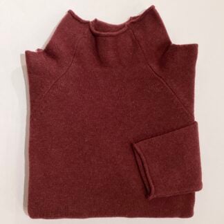Mens Corry Raglan Pullover in Sienna